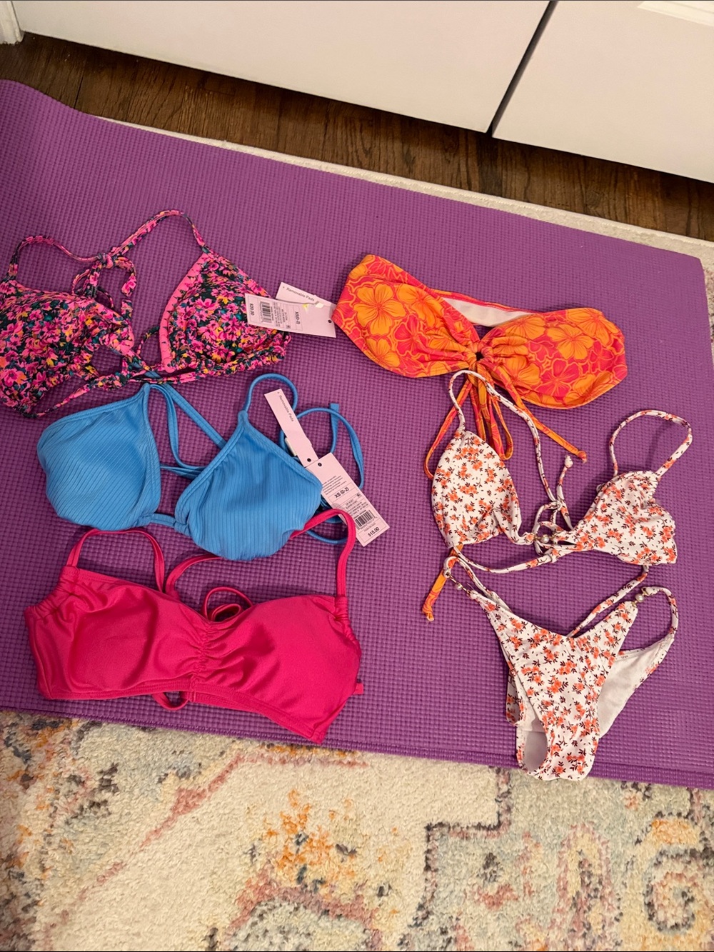Wild Fable Bikinis mixed - Pink, Blue, Orange, Floral Styles